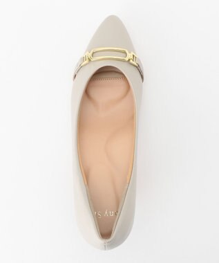 ANY SIS 【美人百花7月号掲載】ビット付きレディライク パンプス グレージュ