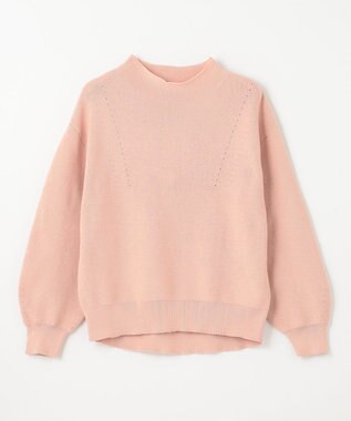 ANY 【洗濯機可能/8色展開】ソフトタッチポリエステルニット ピンク