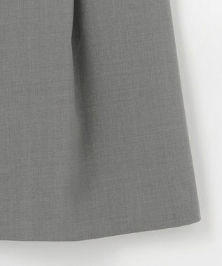 #Newans 【洗濯機可能/ストレッチ】ペプラムジレ グレー