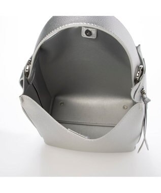 UNBILLION カシュカシュ cachecache / ミニトート付サイドポケット2wayトーバッグ シルバー