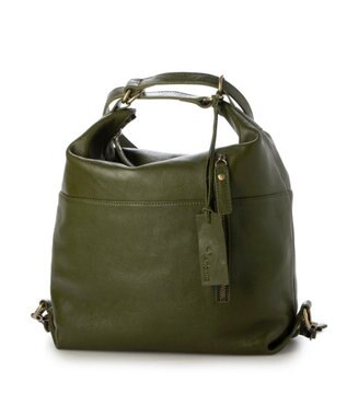 UNBILLION アトランタ ATLANTA / 牛革2wayリュック グリーン