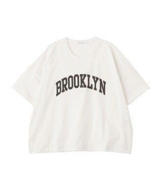 AMERICAN HOLIC BROOKLYN ロゴTシャツ Off White