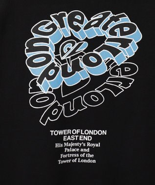 WEGO 【ユニセックス着用ITEM/裏起毛/SMLサイズ展開】リラックスフィットバックロゴジップパーカー ブラック