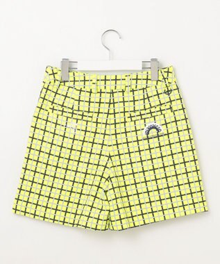 PW CIRCULUS 【WOMEN】チェック柄キュロット ゴルフウェア レディース イエロー系5