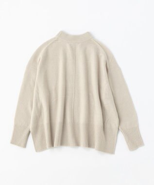 UNFILO L 【新色追加】ふわふわ クルーネックニット グレージュ