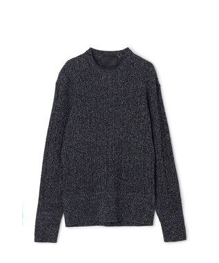 JOSEPH HOMME 【HIGH GRADE LINE】バルキーコットンノットリブ　クルーネックニット