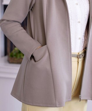 Tiaclasse ソフトダンボールバックフレアフーディー モカ