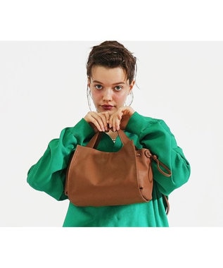 genten ソーロフィーネ 2WAYボストンバッグ