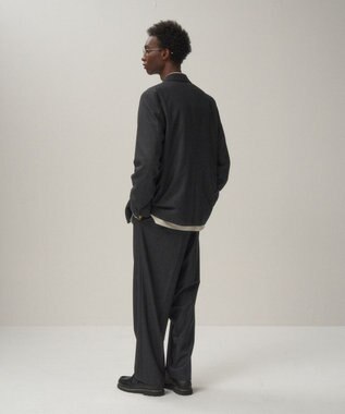 ATON MERINO COLLEGE FLANNEL | スタンダードパンツ - UNISEX CHAROCAL TOP