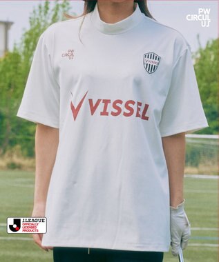 PW CIRCULUS 【UNISEX】J.LEAGUE モックネック J1所属の20クラブコラボ ゴルフ ヴィッセル神戸