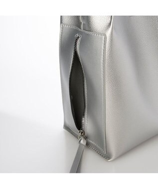 UNBILLION カシュカシュ cachecache / ミニトート付サイドポケット2wayトーバッグ シルバー