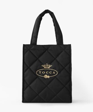 TOCCA 【キャンセル分販売！】【A4サイズ対応】COLOR OF GLORY CUSTOMIZED BAG カスタマイズ トートバッグ ブラックキルト×ホールマーク