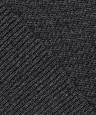 Feroux シアーフリル・ハイネックリブプルオーバー グレー系