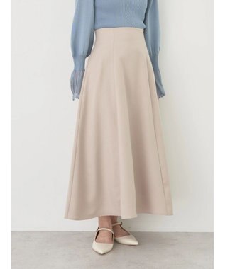earth music&ecology すきな丈フレアスカート Beige