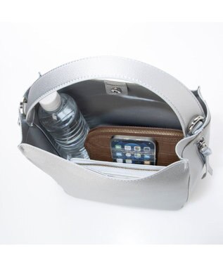 UNBILLION カシュカシュ cachecache / ミニトート付サイドポケット2wayトーバッグ シルバー