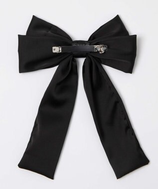 WEGO LBIGダブルリボンバレッタ ブラック