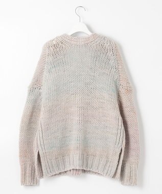 自由区 【Sサイズ有】ボタニカルダイ Vネックカーディガン ベージュ系1