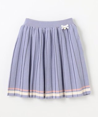 ANY KIDS プリーツニットスカート サックスブルー
