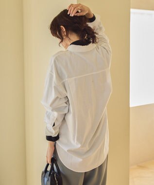 AMERICAN HOLIC ＵＶカットリサイクルコットンオックスシャツ Off White