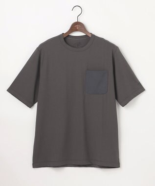 JOSEPH ABBOUD MOUNTAIN 【太陽光熱をコントロールする高機能素材】SOLAMENT ベア天竺Tシャツ グレー系