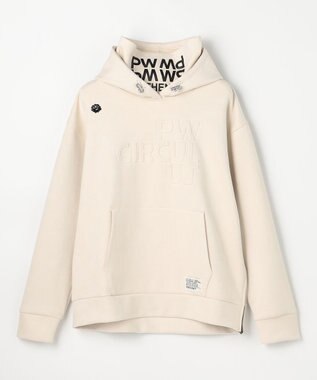 PW CIRCULUS 2025 NEW！【手洗い洗濯可】【WOMEN】スエードライク デタッチャブルフーディ ゴルフウェア レディース ホワイト系