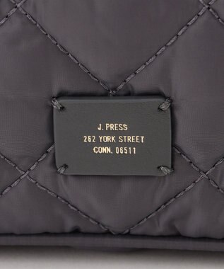 J.PRESS LADIES 【2way】ボンディングキルト ショルダー バッグ スレート系