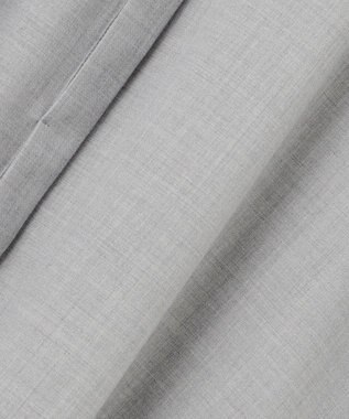 23区 【洗える】TWマットクロス シャツワンピース ライトグレー系