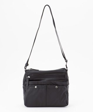 LA BAGAGERIE モノグラム　スクエアナイロンショルダー　Sサイズ