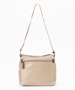 LA BAGAGERIE モノグラム　スクエアナイロンショルダー　Sサイズ ゴールド