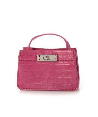 LA BAGAGERIE 【MONICA】マイクロチェーンバッグ コーラル