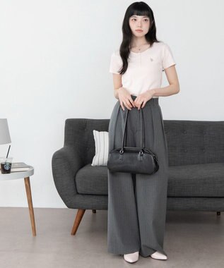WEGO 別注USPOLOヘンリーネックT ライトピンク