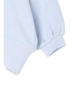 earth music&ecology ハーフジップショートプルオーバー Light Blue