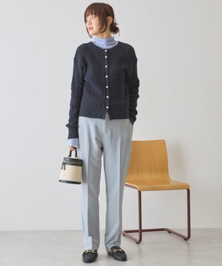 AMERICAN HOLIC ケーブルニットカーディガン Navy