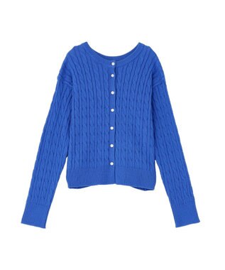 AMERICAN HOLIC ケーブルニットカーディガン Blue