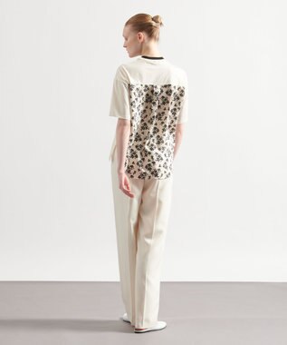 JOSEPH 【洗える】スムースジョーゼット　キャロットトラウザーズ Ecru