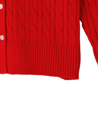 AMERICAN HOLIC ケーブルニットカーディガン Red