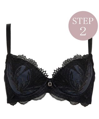 BRADELIS New York 【BRADELIS New York/ 育乳補整ブラ・STEP2 寄せる】ローズステップ2ブラ26S1 補正下着 しっかり谷間を作るブラ