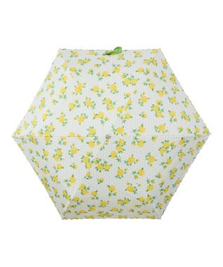 MOONBAT アデリアレトロ×estaa 晴雨兼用日傘 折りたたみ傘 マスカレード UV 一級遮光 イエロー