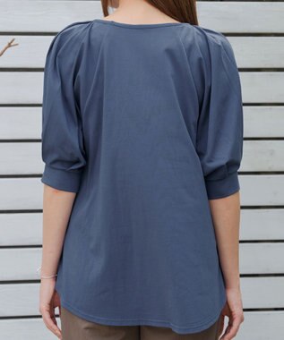 Tiaclasse L 【接触冷感・UVカット・吸水速乾・洗える】 ラグランスリーブトップス ブルー
