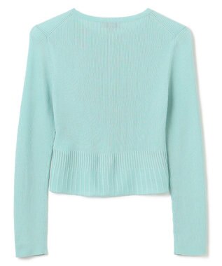 TOCCA AJISAI CREWNECK カーディガン ペールグリーン系