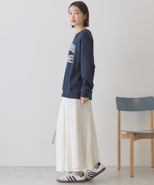 AMERICAN HOLIC レースロングマーメイドスカート Ivory