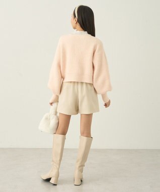 earth music&ecology アソートキラキラボタンカーディガン Pink