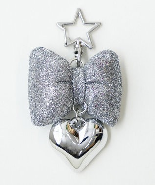 WEGO グリッターリボンキーホルダー