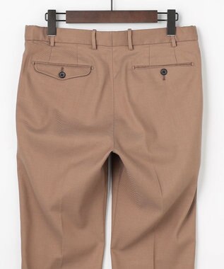 JOSEPH ABBOUD 【キングサイズ・ウエストも伸びる!/JAPANファブリック】シャンブレードビーストレッチ パンツ ベージュ系