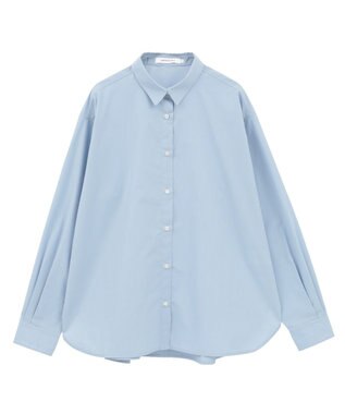 AMERICAN HOLIC イージーケアベーシックシャツ Sax