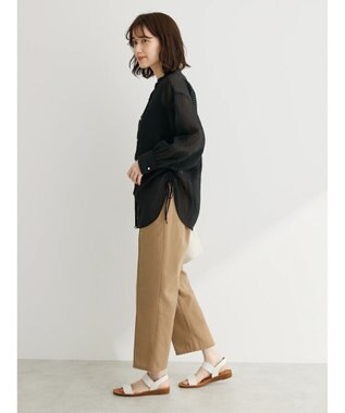 Green Parks ・ＥＬＥＮＣＡＲＥ　ＤＵＥ　ストライプシャツチュニック Black