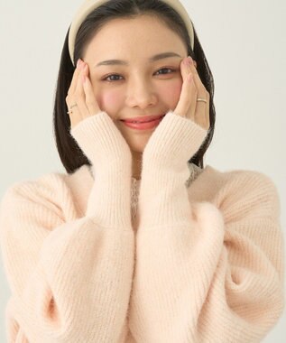 earth music&ecology アソートキラキラボタンカーディガン Pink