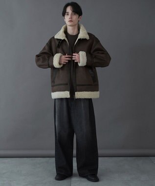 WEGO 【ユニセックス着用ITEM】B－3ジャケット ブラウンその他