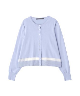 YECCA VECCA シアーMIXカーディガン Off White