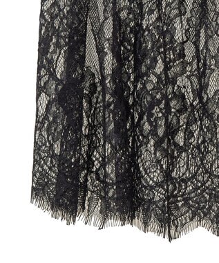 Green Parks レースレイヤード付け裾 Off White